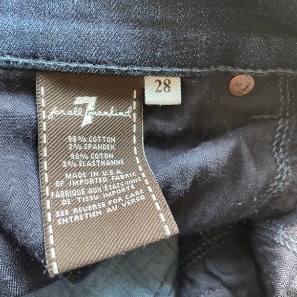 7 For All Mankind Roxanne Skinny Jeans Mid Rise - Picture 9 of 15